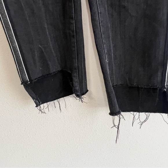 Dear John Light Black Stripe Step Hem Joyrich Jeans - Picture 6 of 10